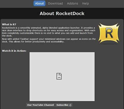 rocketdockپW