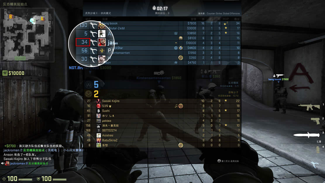 D3ѸξWμCSGOЧͻٺ34ms