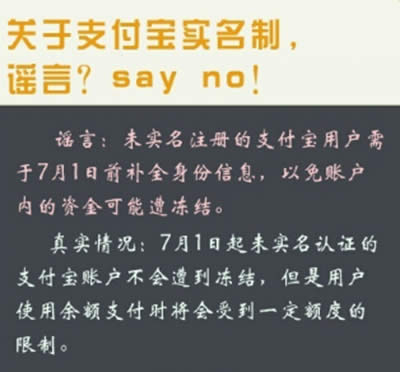 支付寶實名認證
