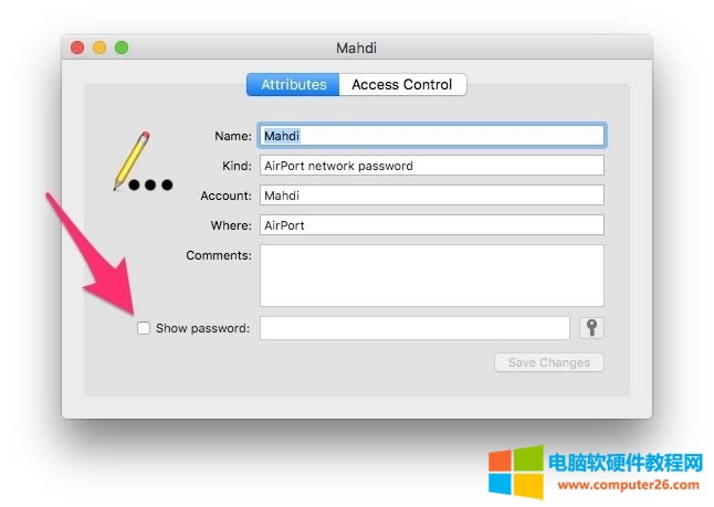蘋果筆記本Mac如何查看WiFi密碼2