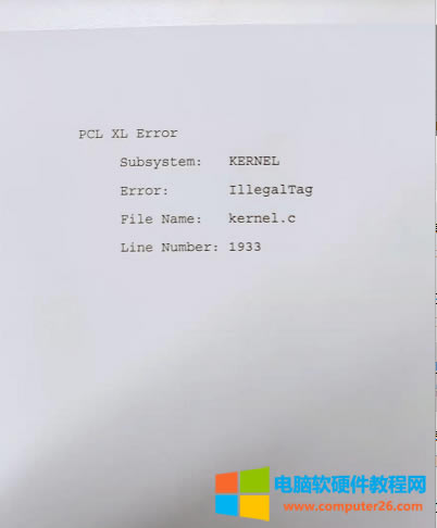 HP403ӡCӡһļ͕һPCL XLErrore