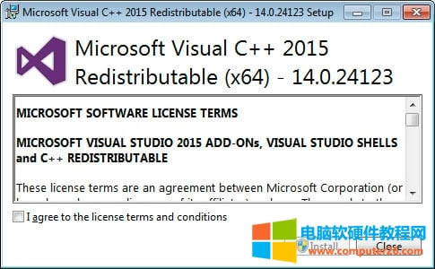 @ʾ Microsoft Visual C++-2015 Redistributable ĻҪͬSɗl͗l“ͬ”дȻΓ“b”o