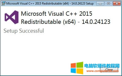 Microsoft Visual C++2015 ٰlнM  Windows ʾSMиĻ^mՈΓ  So ɺ@ʾһlϢfѳɹb