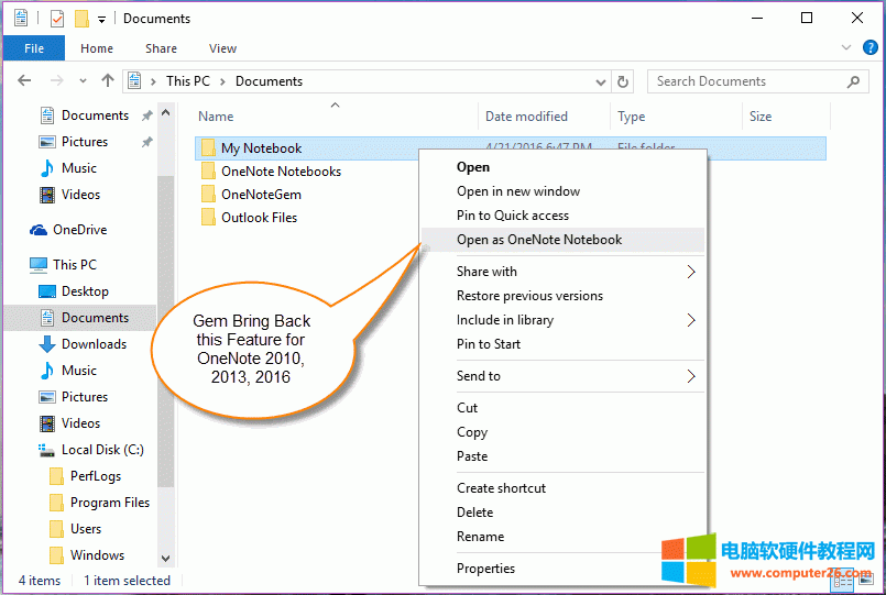 Gem o OneNote 2010, 2013, 2016 汾֏@һ - Open as OneNote Notebook