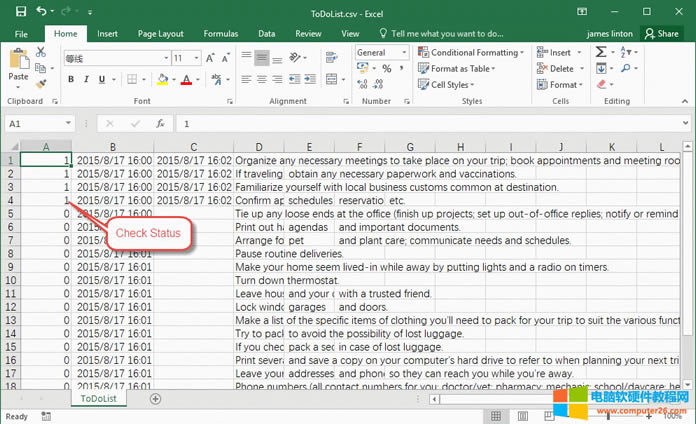 ʹ Excel _ .CSV ļ