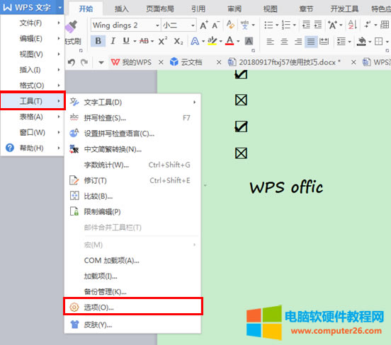 WPSڷ@ʾ^Ч