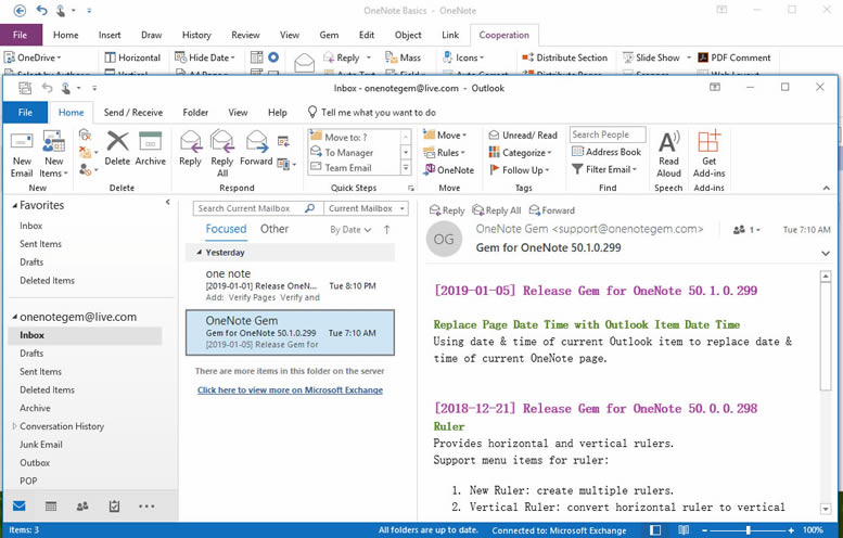 ʹÔֹPӛ䌚 Outlook ]ڕrgQ OneNote ڕrg