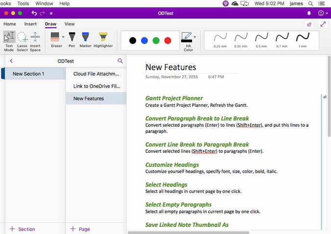 ʹ䌚ˆ Gem Menu for Mac OneNote 턓ژ} OneNote 档