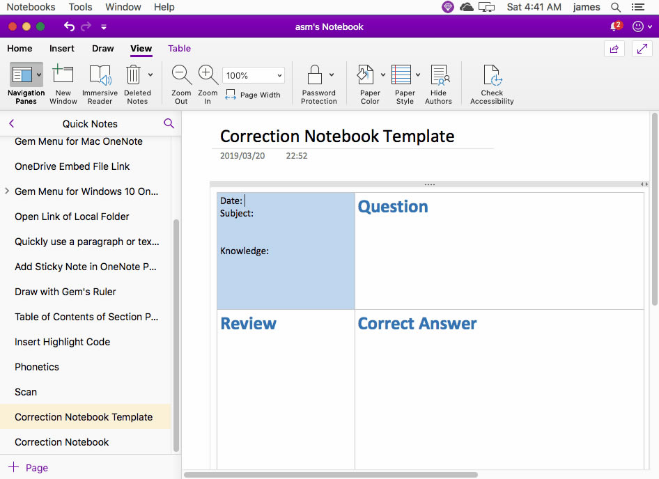 ʹ Gem Menu 䌚ˆṩ Mac OneNote e}ģ