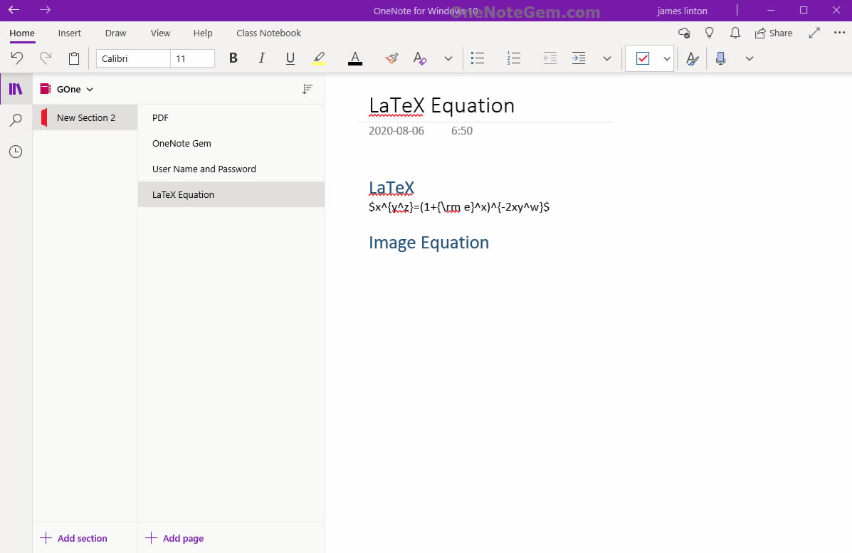 ľWЏ LaTeX _ʽɈDƬʽ OneNote 