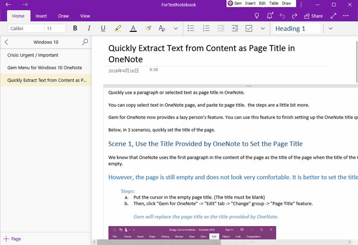 ʹ䌚ˆ΁o OneNote for Windows 10 ݘ}Ŀ䛴V