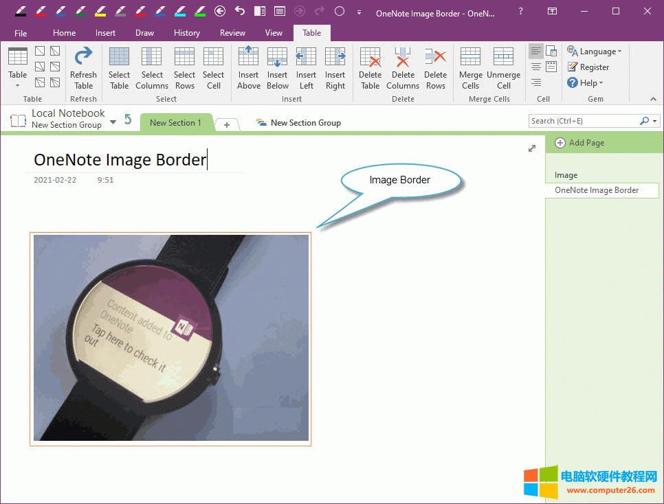 ʹ䌚 Gem Table o OneNote ĈDƬӎɫ߅
