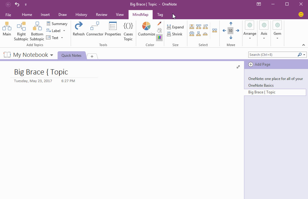  OneNote ˼SD̖ { }