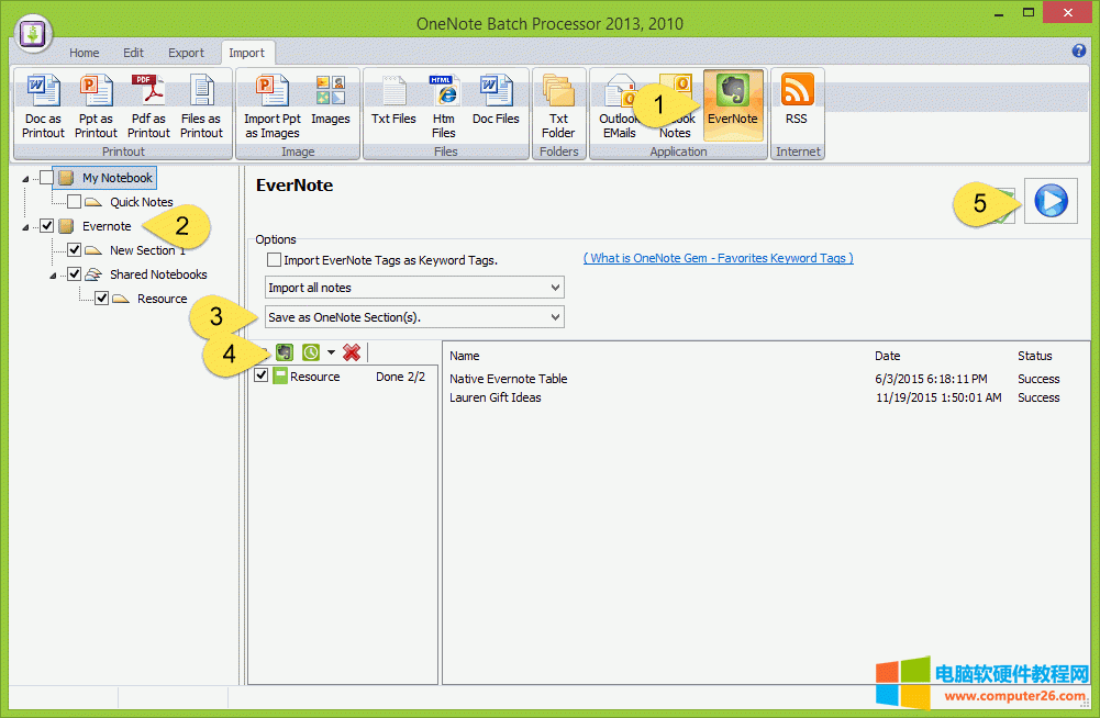 導入 Evernote 筆記