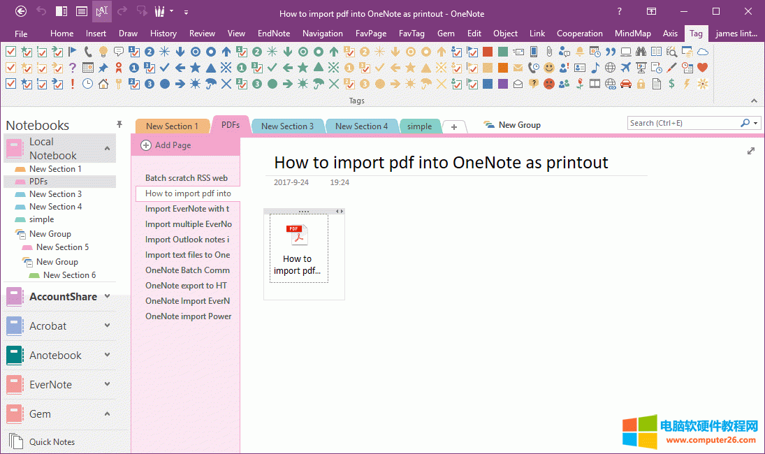D OneNote _ PDF 