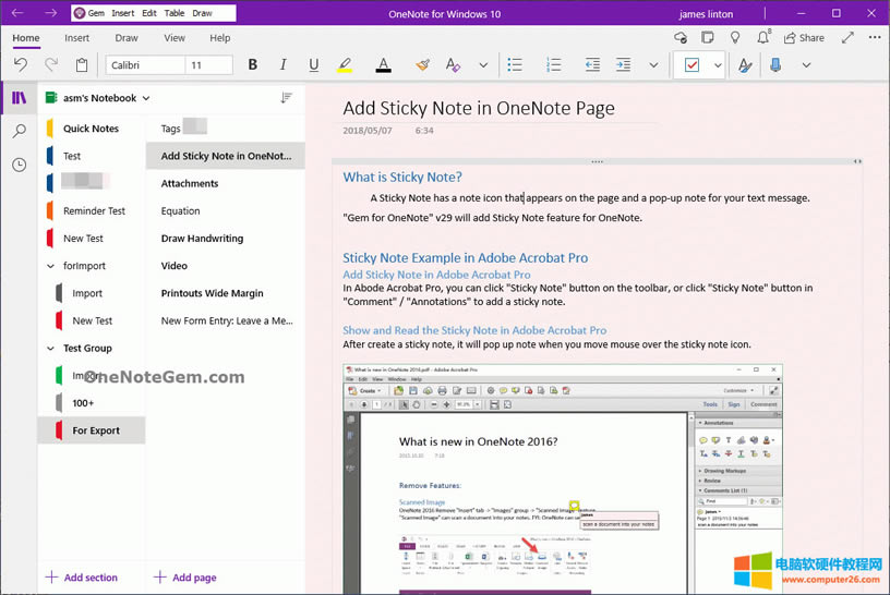 UWP OneNote Pӛ