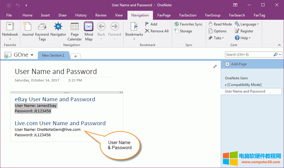  OneNote ÑܴaŸʽ
