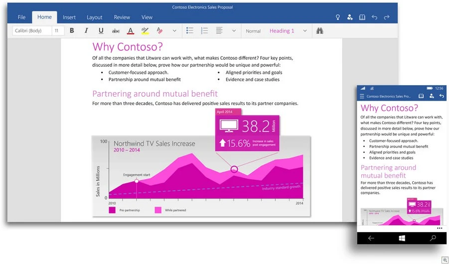 Windows 10ԎOffice 2016eOffice Mobile