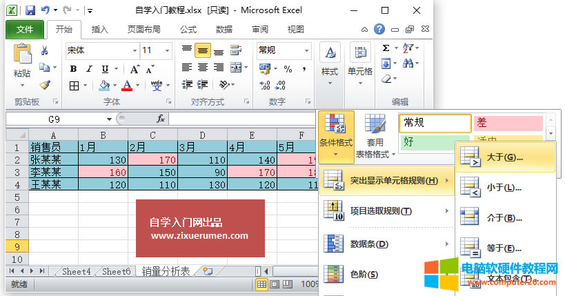 ExcellʽOExcel 2010ėlʽҎtͻ@ʾ