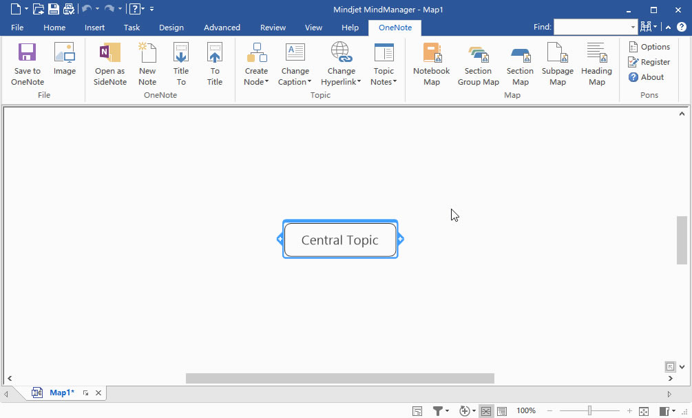 ȡ OneNote Pӛ鮔ǰ MindManager }{