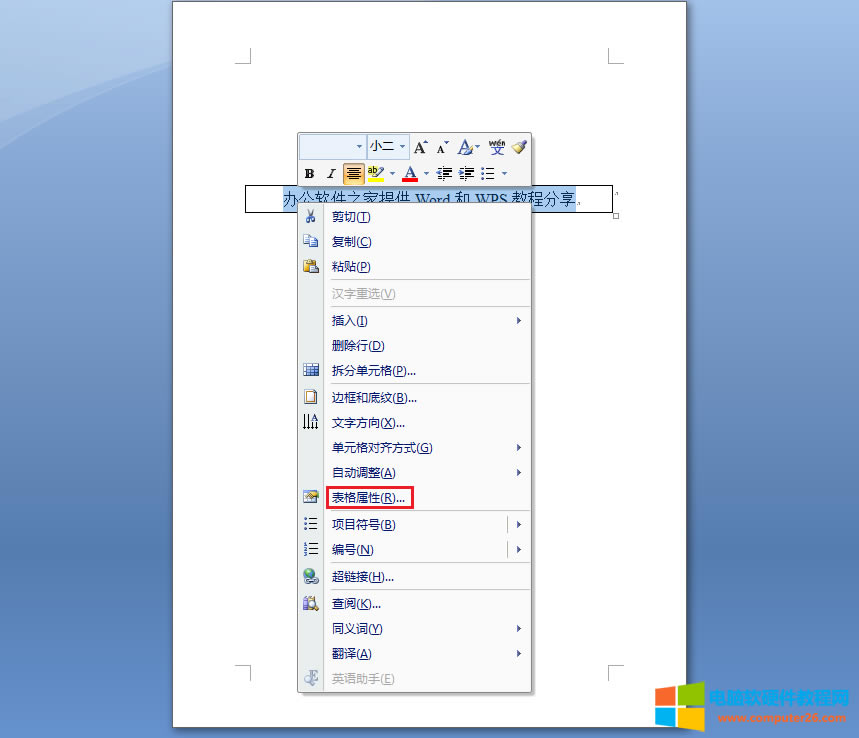 Word/wps中如何設置文字自適應單元格大小_Word/wps設置文字自適應單元格大小2