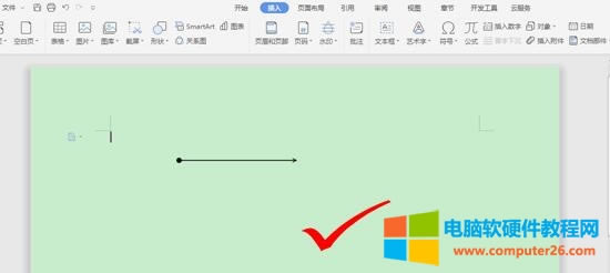 WPS如何自定義設置直線的起始與終止點（WPS文字技巧）