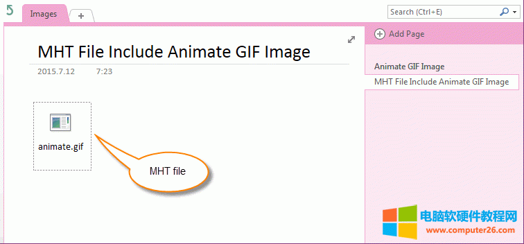 DQ GIF  MHT 浽 OneNote