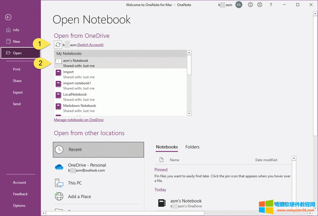 E 1. Դ OneDrive ~_ OneNote Pӛͬȫ
