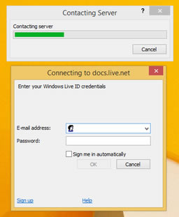 OneNote 2010 ݔ OneDrive ̖