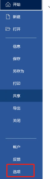 選項