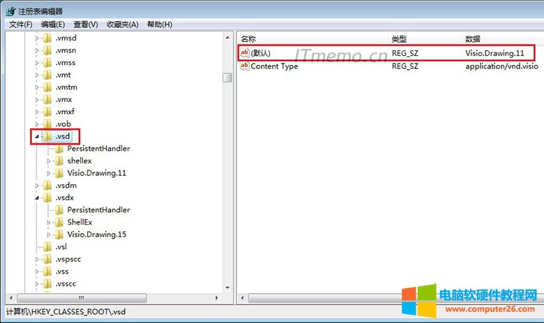 2޸HKEY_CLASSES_ROOT .vsdĬJֵĞVisio.Drawing.11ʹctr+F.vsd