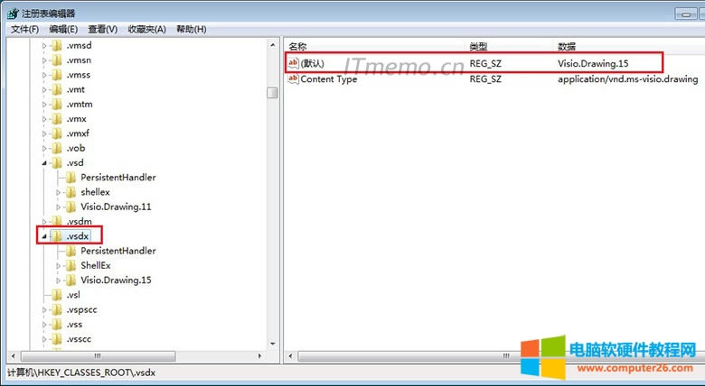 3޸HKEY_CLASSES_ROOT.vsdxĬJֵĞVisio.Drawing.15_
