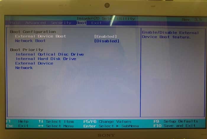 sonyPӛbϵybiosO