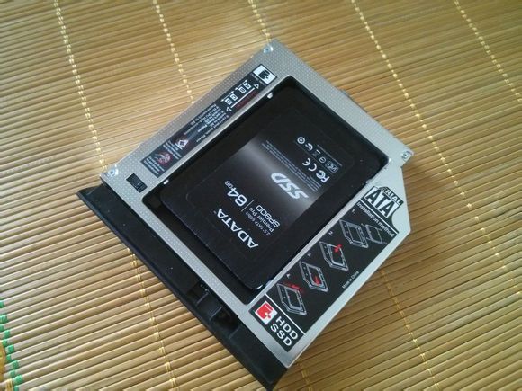 筆記本固態硬盤加裝方法（光驅位安裝SSD固態硬）