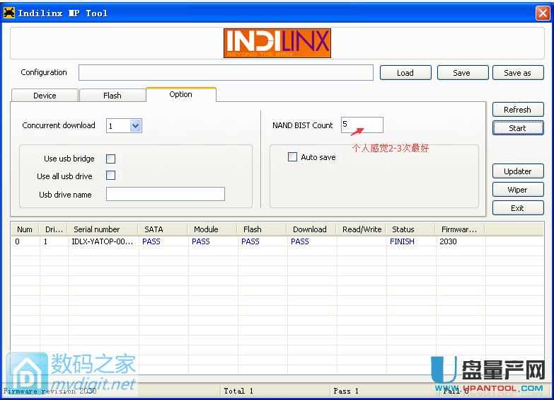 INDILINX固態硬盤IDX110M00-LC主控量產開卡修復教程