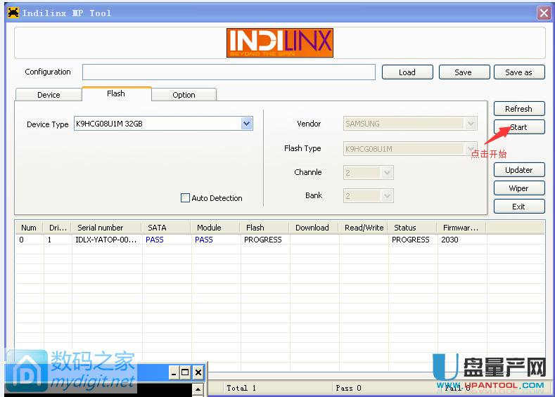 INDILINX固態硬盤IDX110M00-LC主控量產開卡修復教程
