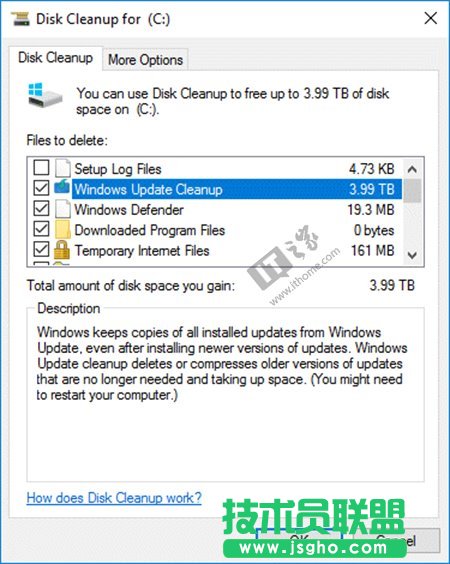 免費擴容？Win10一周年更新正式版14393.321產生3.99TB可刪除垃圾