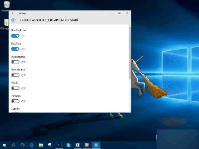 Win10開始菜單欄如何增加或移除文件