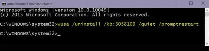 在Win10如何卸載Windows更新
