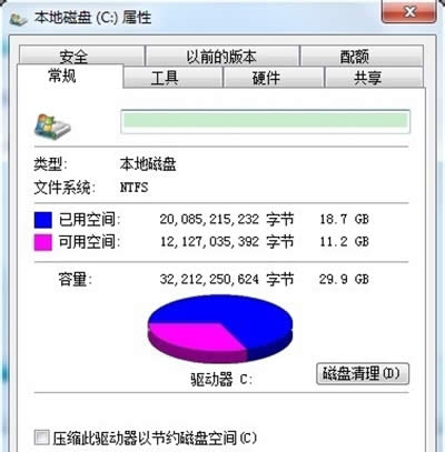 win7磁盤清理的步驟方法詳解