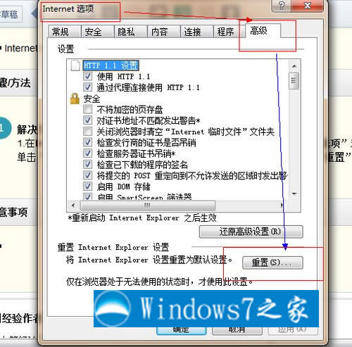 Inetnet 選項