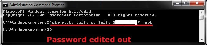 Windows7產品密鑰卸載和停用