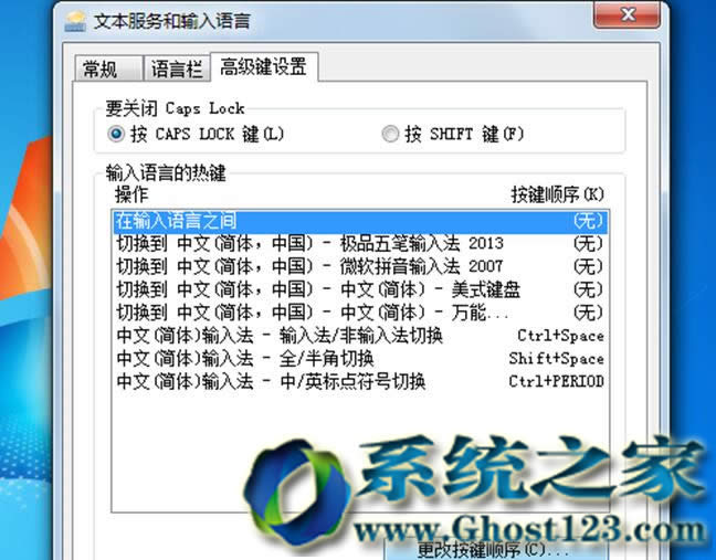 win7 ghost版系統下中英文輸入法無法切換的問題