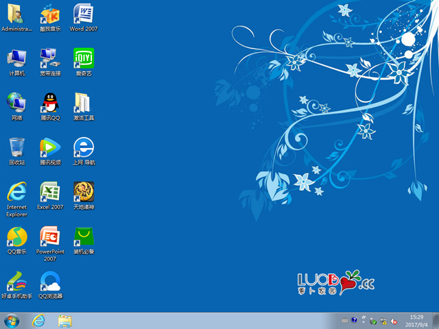 }҈@ GHOST WIN7 SP1 X86 Ş V2017.09 (32λ)