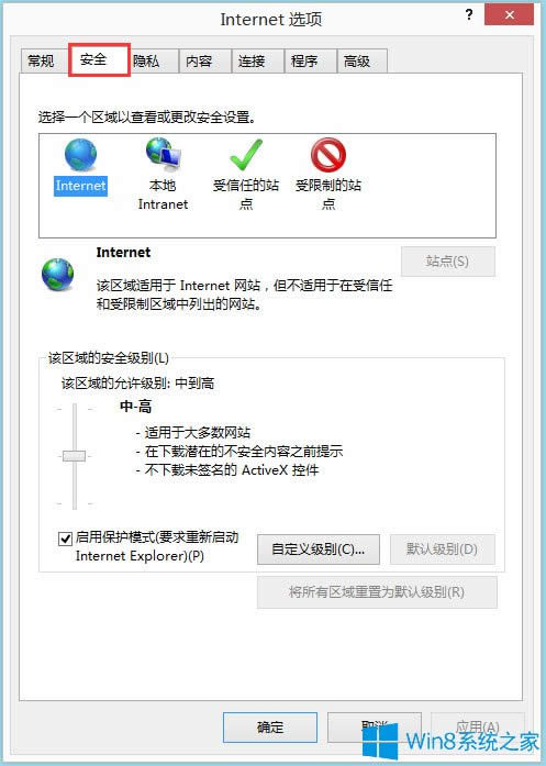 Win8ϵyInternetodļνQ