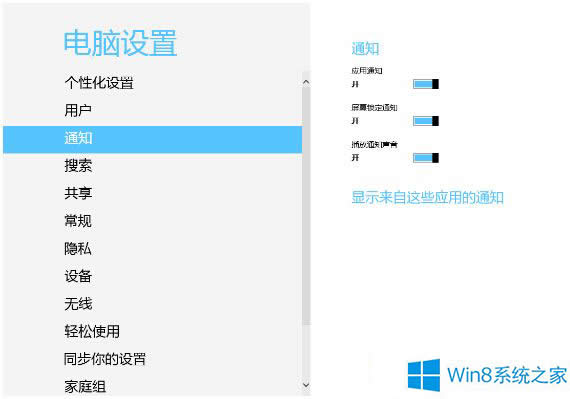 Windows8@ʾ@Щõ֪ͨհ׵̎k