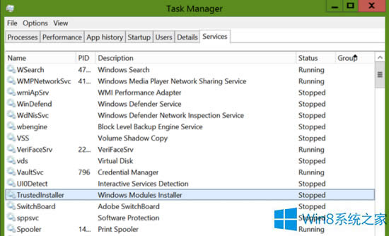 Win8.1系統Trustedinstaller.exe是什么進程？