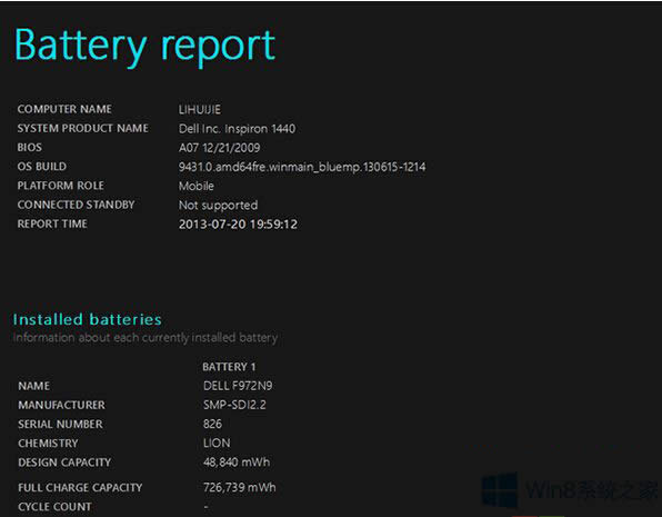 β鿴Win8Pӛ늳صϢ