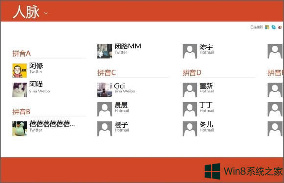 Win8人脈有何妙用？