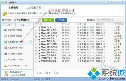 已刪除文件的類型